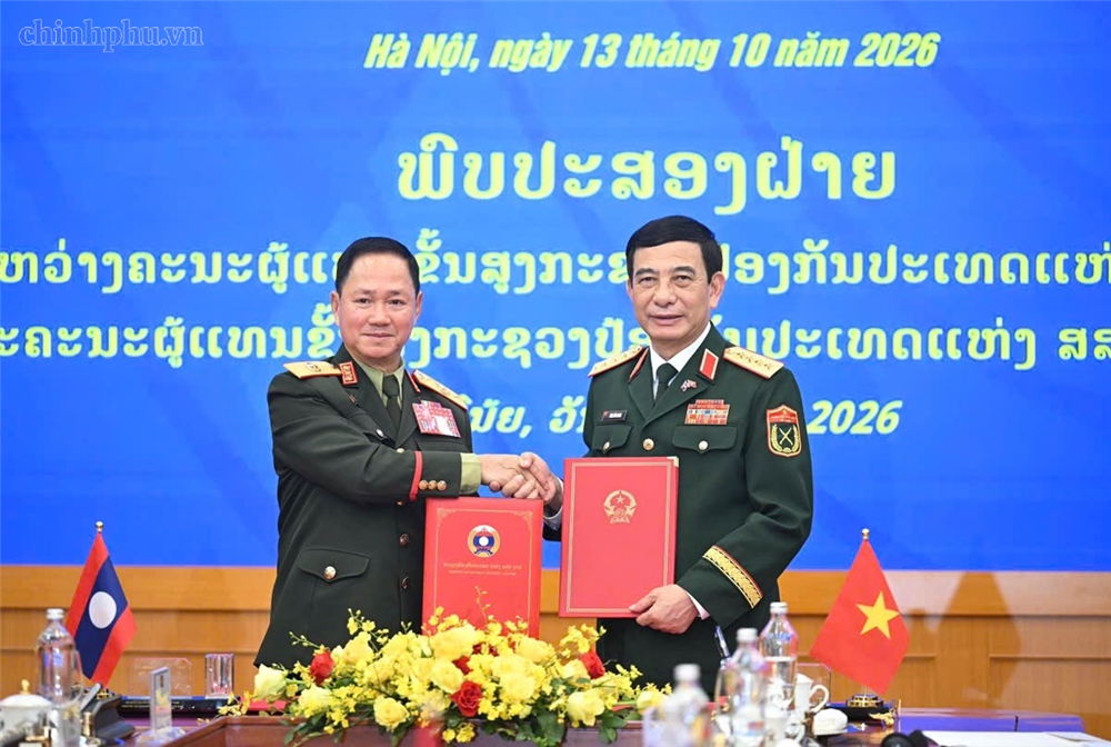 Việt Nam – Lào ký kết hợp tác Quốc phòng 2027